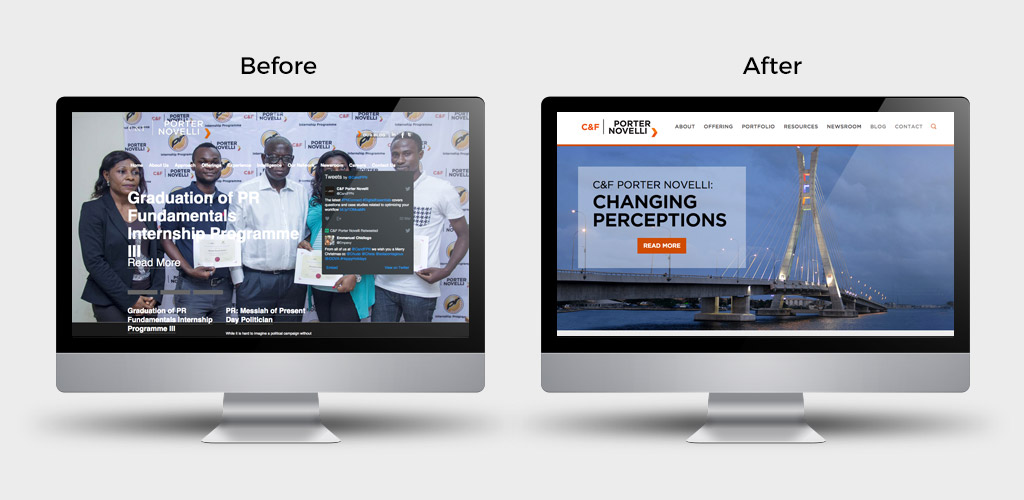c-and-f-porter-novelli-nigeria-website-design