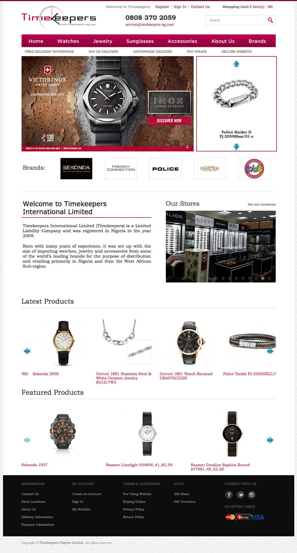 timekeepers-ecommerce-website-homepage-development