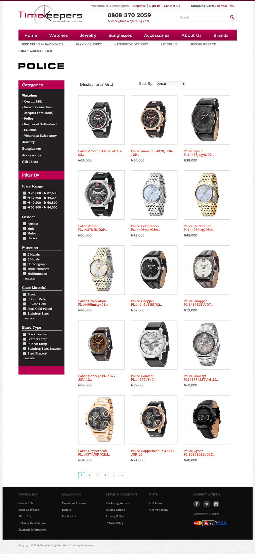 timekeepers-ecommerce-website-category-page-development