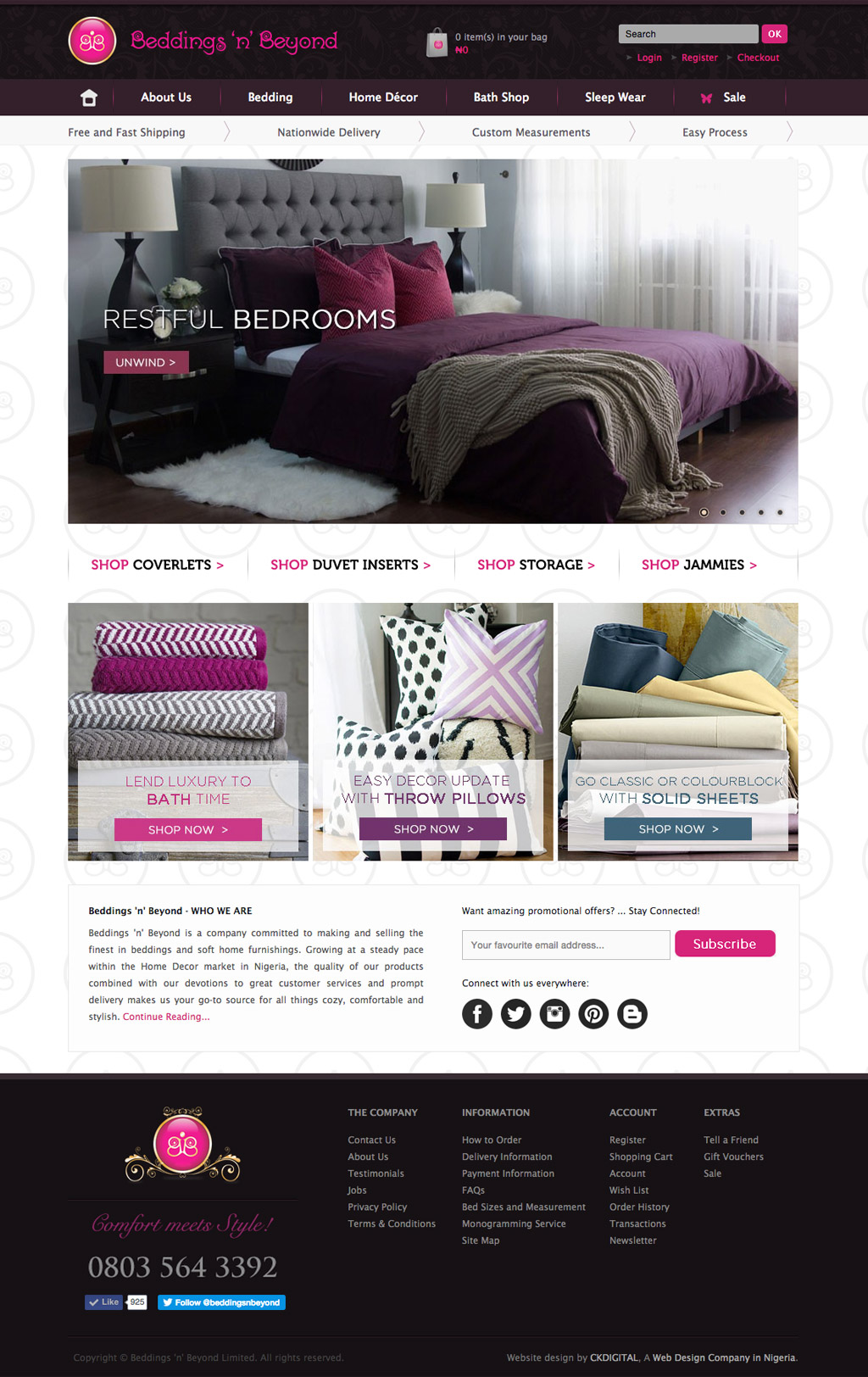 beddings-n-beyond-eCommerce-development