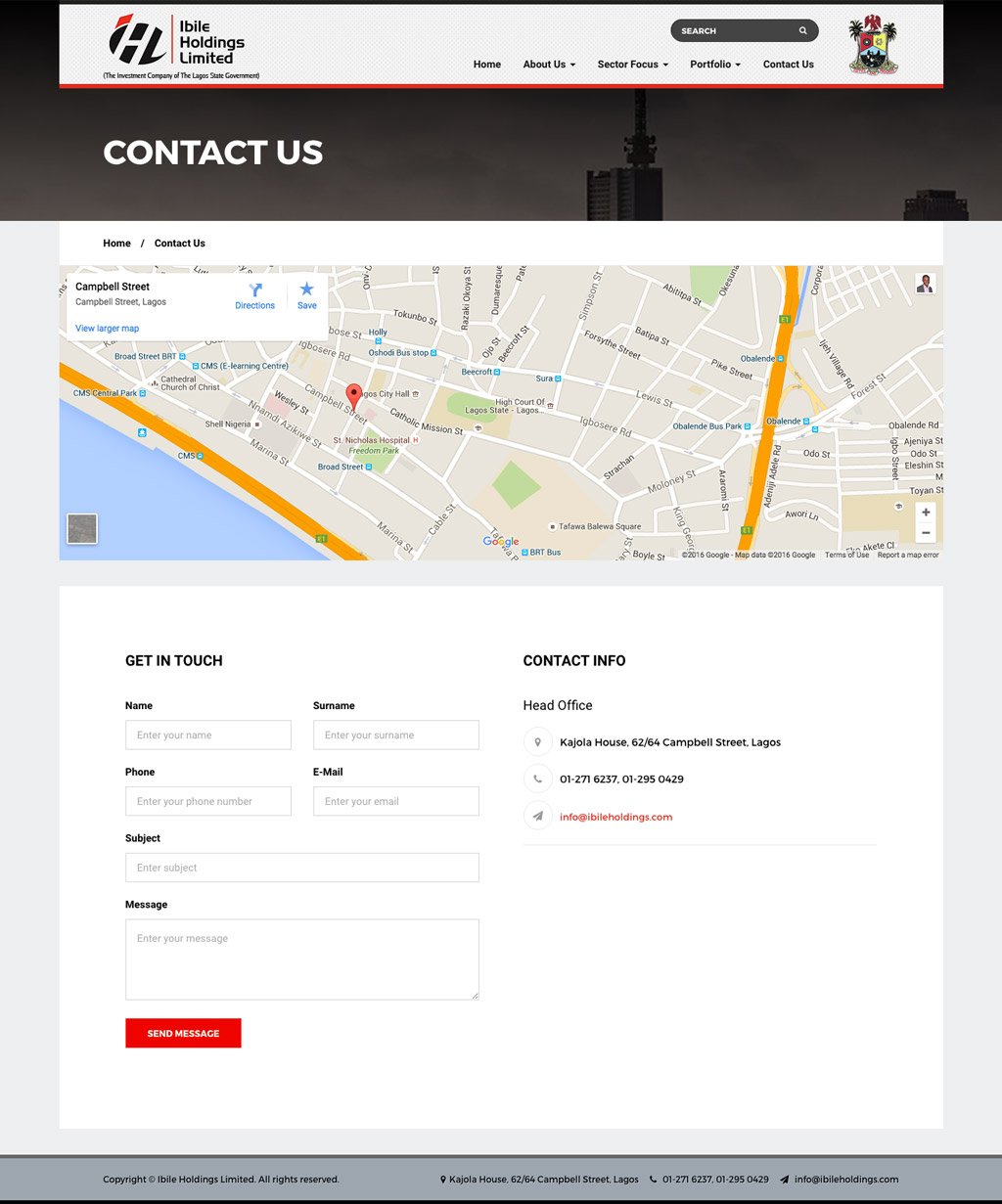 ibile-holdings-website-contact-page-design