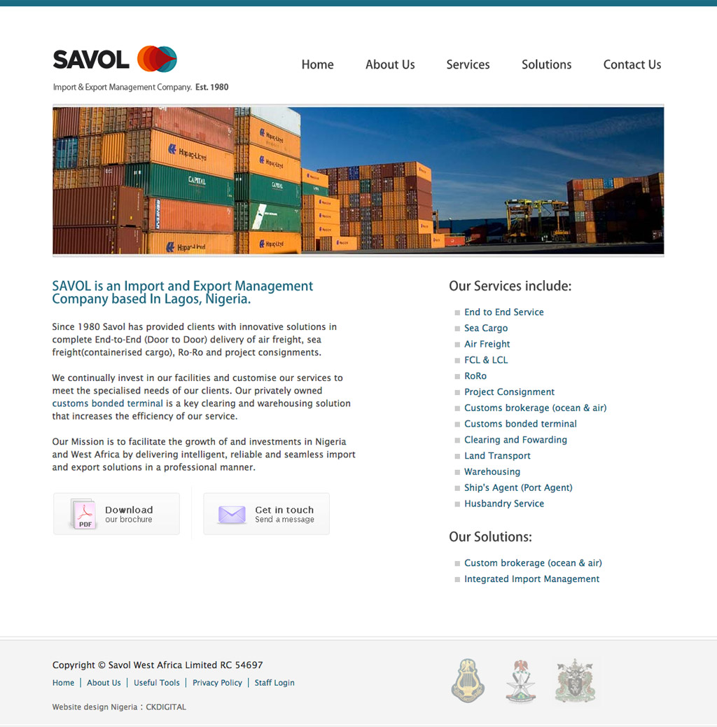 savol-west-africa-website-design-homepage