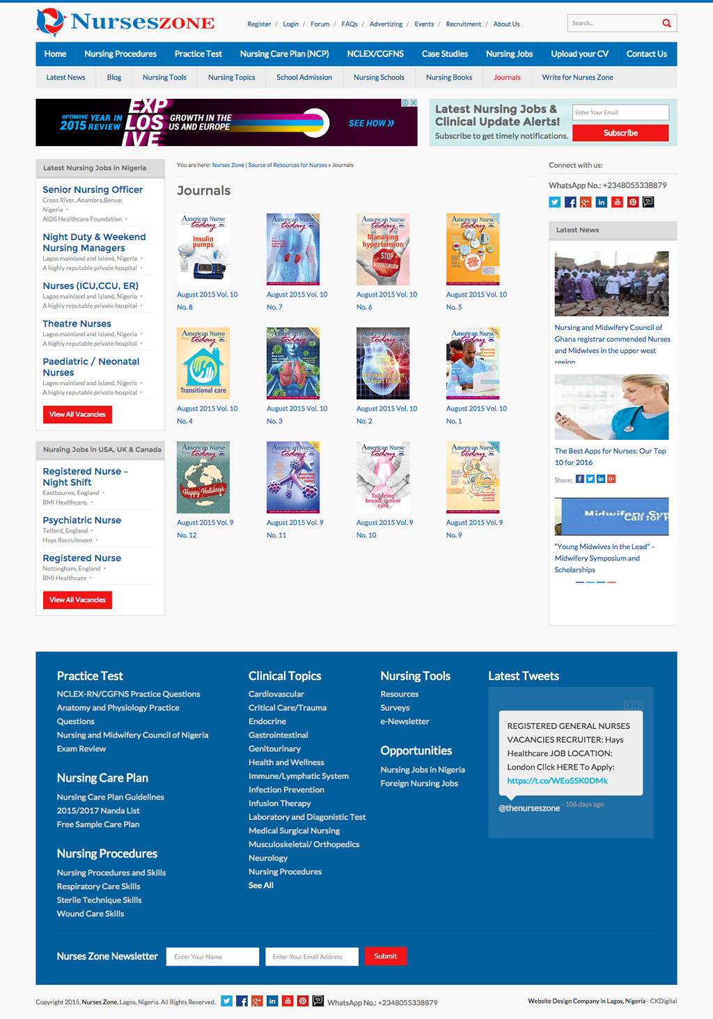 the-nurses-zone-website-design