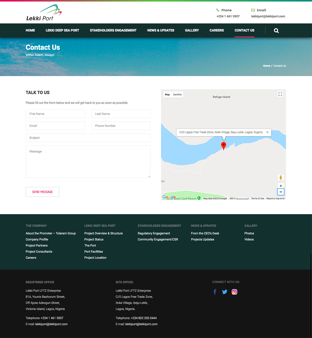 Lekki-Port-website-design-project-page-4