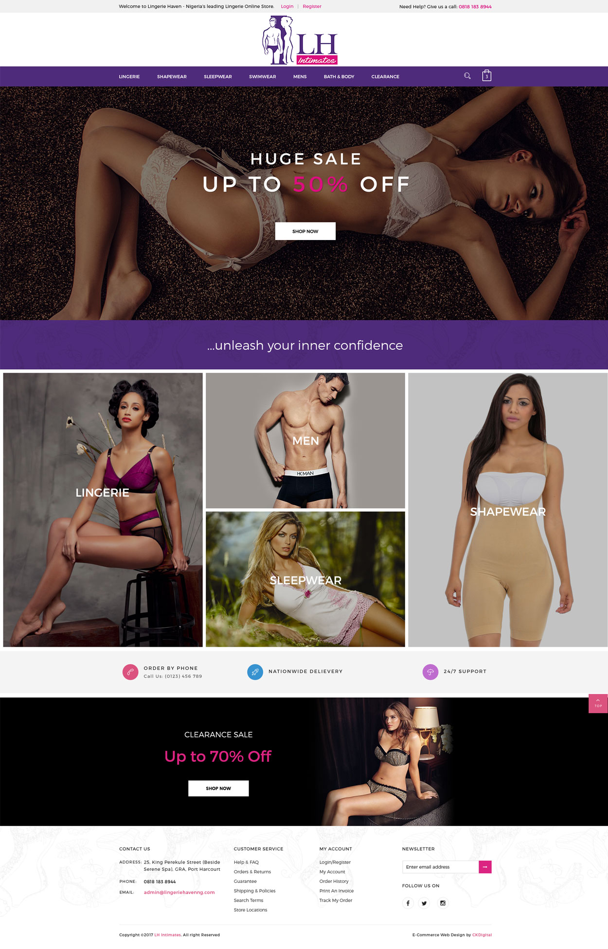 lingerie-haven-web-design-project-page-1